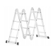 4x4 scharnierende aluminium ladder met platform